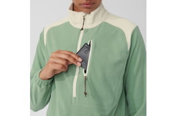 Image of Fjallraven Vardag Lite Fleece - Womens, Sage Green/Chalk White, Medium, F84785-516-113-M