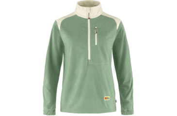 Image of Fjallraven Vardag Lite Fleece - Womens, Sage Green/Chalk White, Medium, F84785-516-113-M