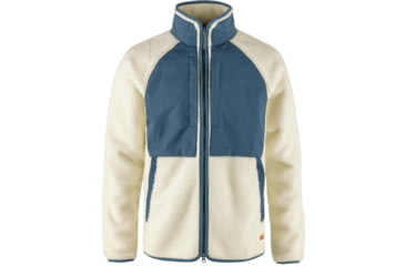 Image of Fjallraven Vardag Pile Jacket - Mens, Chalk White/Indigo Blue, Extra Large, F87164-113-534-XL