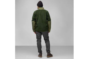Image of Fjallraven Vardag Pile Jacket - Mens, Deep Forest/Laurel Green, Medium, F87164-662-625-M