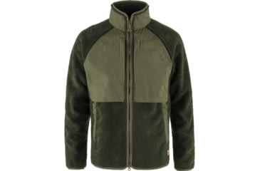 Image of Fjallraven Vardag Pile Jacket - Mens, Deep Forest/Laurel Green, Medium, F87164-662-625-M