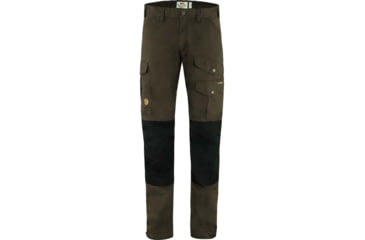 Image of Fjallraven Vidda Pro Trouser - Mens, Regular Inseam, Dark Olive/Black, 60/Regular, F87177-633-550-60/R