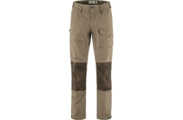 Image of Fjallraven Vidda Pro Ventilated Trousers - Mens, Regular Inseam, Suede Brown/Dark Olive, 58/Regular, F87178-244-633-58/R