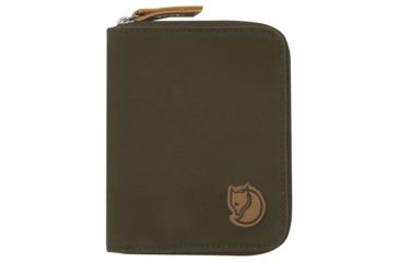Image of Fjallraven Zip Wallet, Dark Olive, One Size, F24216-633