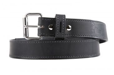 Image of Flagrant Beard 1.5 in Shadow Stitched Shooting / Gun Belt, Black w/ Gray Shadow Contrast Stitch, 30, 000399635494