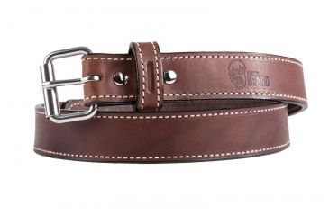 Image of Flagrant Beard 1.5 in Wheat Stitched Shooting / Gun Belt, Brown w/ Wheat Contrast Stitch, 34, 000399635593, EDEMO1