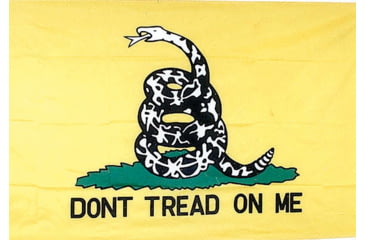 Image of Flags Yellow Gadsden Flag, Don'T Tread On Me, Measures 3 Ft, X 5 Ft, R7063