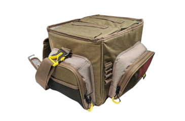 Image of Flambeau 4007 Heritage Tackle Bag, Fir Green/ Pewter/Rust, FL40001