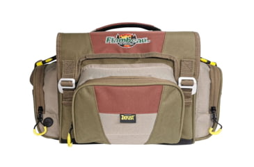 Image of Flambeau 4007 Heritage Tackle Bag, Fir Green/ Pewter/Rust, FL40001