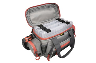 Image of Flambeau 4007 Pro-Angler Tackle Bag, Grey/Red, FL30005