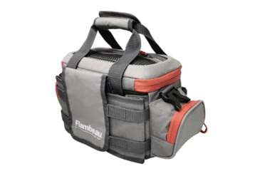 Image of Flambeau 4007 Pro-Angler Tackle Bag, Grey/Red, FL30005