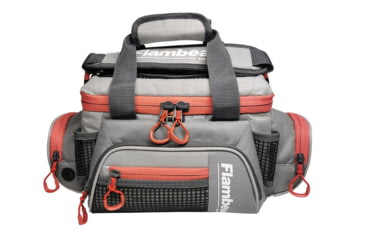 Image of Flambeau 4007 Pro-Angler Tackle Bag, Grey/Red, FL30005