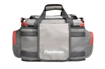 Image of Flambeau 5007 Pro-Angler Tackle Bag, Grey/Red, FL30006