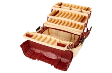 Image of Flambeau 7-Tray Hip Roof, Maroon/Cream, 2059