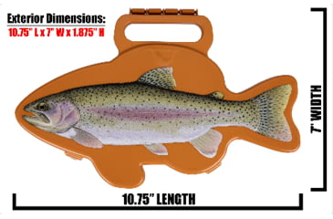 Image of Flambeau Wild Bite Adventure Fishing Kit - Trout, Orange, 440WBT