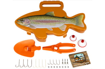 Image of Flambeau Wild Bite Adventure Fishing Kit - Trout, Orange, 440WBT