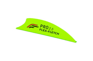Image of Flex Fletch Pro 2.5 Premium Archery Vanes, Set of 36, Flo Yellow, PROBFYL