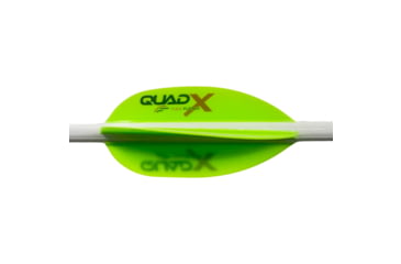 Image of Flex Fletch Quad X Vanes, Cosmic Green, 50 pack, 1006301