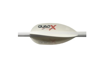 Image of Flex Fletch Quad X Vanes, White, 50 pack, 1006302