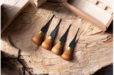 Image of Flexcut Premium Mini-Palm Set, Knob Cherry Wood Handles, FRP604