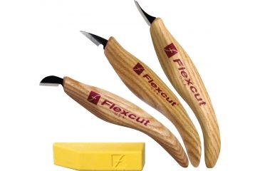 Image of Flexcut Slim-Handle Detail Knife Set FLEXKN400