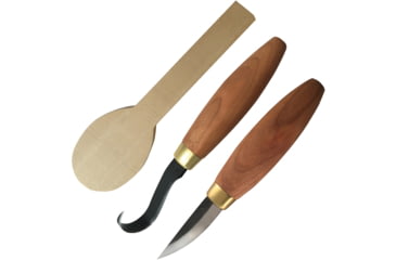 Image of Flexcut Spoon Carving Kit, High Carbon Stainless Blade, Cherry Wood Handle, KN70