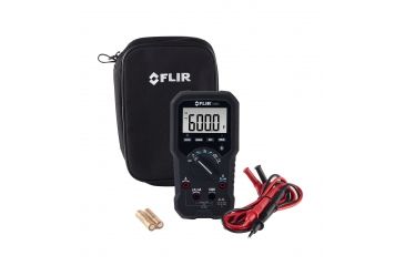 Image of FLIR Instruments DM62 TRMS Digital Multimeter with non-Contact Voltage, Black DM62