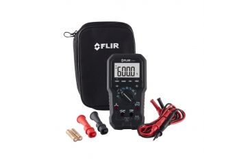 Image of FLIR Instruments DM66 Electrical and Field Service TRMS Multimeter with VFD mode, Black DM66