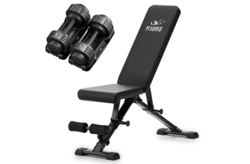 Image of Flybird Fitness Exercise Machine &amp; Equipment Sets B8E8119D, Bench+55LB Dumbbells1 Pair, NSKFBDB55LB*2+SKFBWB149