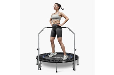 Image of Flybird FitnessFoldable Indoor Trampoline, 330lbs, 40in, Black, One Size, FITBLUE330