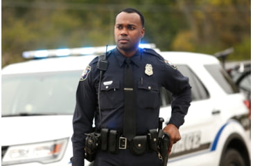Image of Flying Cross Command Long Sleeve Shirt, Lapd Navy - 35W78861653435