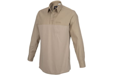 Image of Flying Cross Core Flex Long Sleeve Hybrid Patrol Shirt - Mens, Silver Tan, Extra Large, Regular, FLC-CS1020VS04XLARGEREG