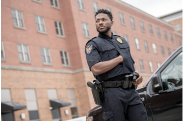 Image of Flying Cross Exodefender Vest Cover, Lapd Navy - FC2010VC86LARGESHORT