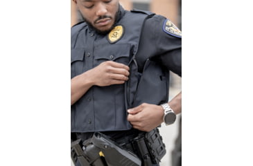 Image of Flying Cross Exodefender Vest Cover, Lapd Navy - FC2010VC86LARGESHORT