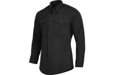 Image of Flying Cross Prime Flex Long Sleeve Class A Shirt - Mens, Black, Neck 19.0/19.5, Sleeve 34/35, FLC-PS10201019.0/19.534/35
