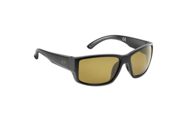 Image of Flying Fisherman 7867BY Baleen Sunglasses, Matte Black Frame Yellow-Amber Polarized Lens, Medium Fit, 7867BY