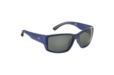 Image of Flying Fisherman 7867NS Baleen Sunglasses, Matte Navy Frame, Smoke Polarized Lens, Medium Fit, 7867NS