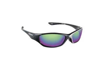 Image of Flying Fisherman Cabo Sunglasses, Black/Amber Green Mirror 903028
