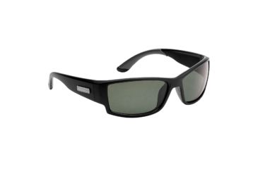 Image of Flying Fisherman Razor Sunglasses, Matte Black Frame, Smoke Lens 4010184