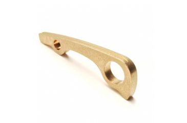 Image of Flytanium Brass Backspacer for Spyderco Paramilitary 2, Antique Stonewash, FLY-129