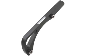 Image of Flytanium Bugout Tritium Titanium Backspacer, White Tritium Insert, Black Finish, FLY-1196BW