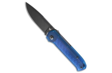 Image of Flytanium Flytanium Arcade Lite Shark-Lock Knife Ocean Blue Polycarbonate 3.2" DLC, Blue, AUS-10A, adult, BHQ-216924