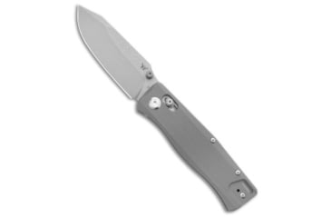 Image of Flytanium Flytanium BEEF Crossbar Lock Knife Gray Stealth G-10 3.5" SW, Gray, D2, adult, BHQ-208208