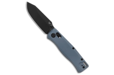 Image of Flytanium Flytanium BEEF Crossbar Lock Knife Slate Blue G-10 3.5" Black PVD, Blue, D2, adult, BHQ-208202