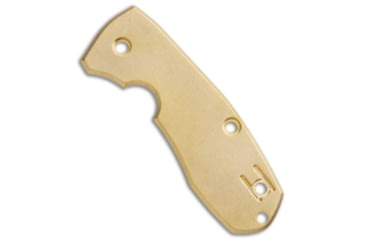 Image of Flytanium Flytanium Brass Scale for Spyderco Techno 2 - Antique Stonewash, Brass, adult, BHQ-136797