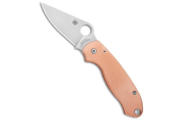 Image of Flytanium Flytanium Copper Scales + Spyderco Para 3 Pocket Knife 3" Satin, Copper, CPM S45VN, adult, BHQ-164945