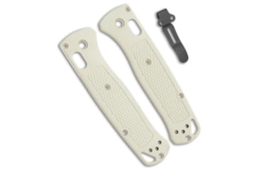 Image of Flytanium Crossfade CF Scales for Benchmade Bugout Knife, Matte, Black/White, One Size, BHQ-205357