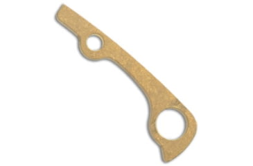 Image of Flytanium Flytanium Custom Brass Backspacer for Spyderco Paramilitary 2 - Stonewash, Brass, adult, BHQ-136608