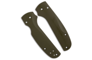Image of Flytanium Custom Lotus Scales for Spyderco Shaman Knife, OD Green, 4.375 inch, BHQ-189515