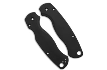 Image of Flytanium Custom Loop Scales for Spyderco Paramilitary 2 Knife, Void Black, 4.75 inch, BHQ-222448